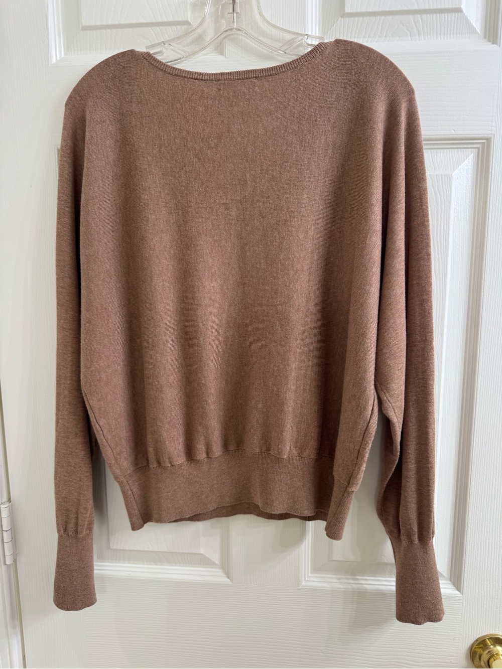 Lillia P Brown Crewneck Women's Sweater Size S - Picture 2 of 5